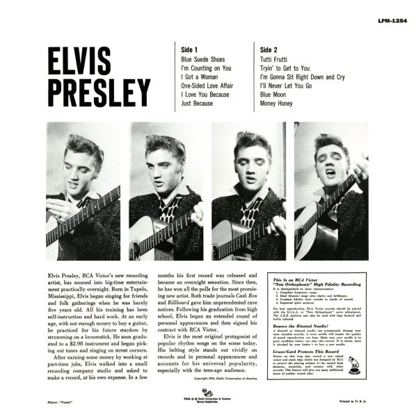 LP Elvis Presley RCA LPM 1254