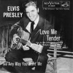 SP Love Me Tender RCA Victor 47-6643 - Black and white