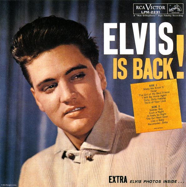 LP Elvis Is Back! - RCA LSP 2231