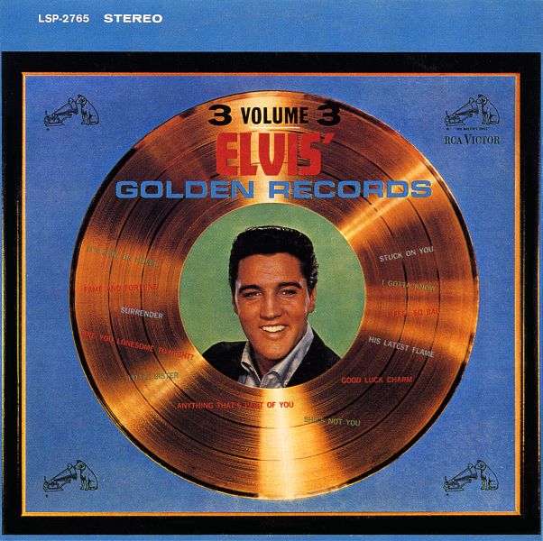 LP  Elvis' Golden Records Vol 3 RCA LSP 2765