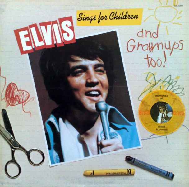LP  Elvis Sings For Children And Grownups Too! RCA CPL 1-2901