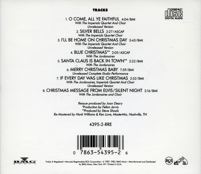 CD Memories Of Christmas RCA BMG 4395-2