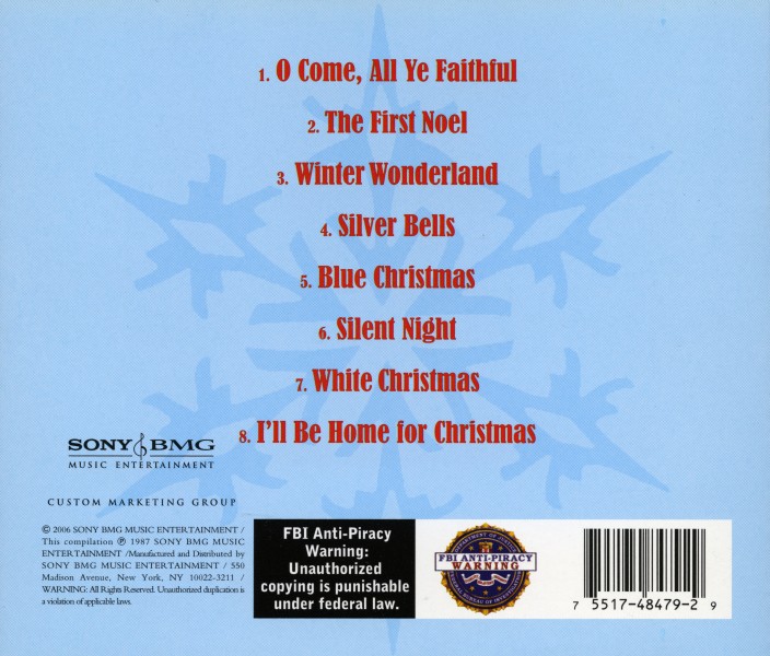 CD Blue Christmas Sony BMG 75517484792