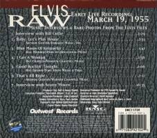 CD Elvis Raw Early Live Recordings, March 19, 1955 RCA BMG 9210-2 