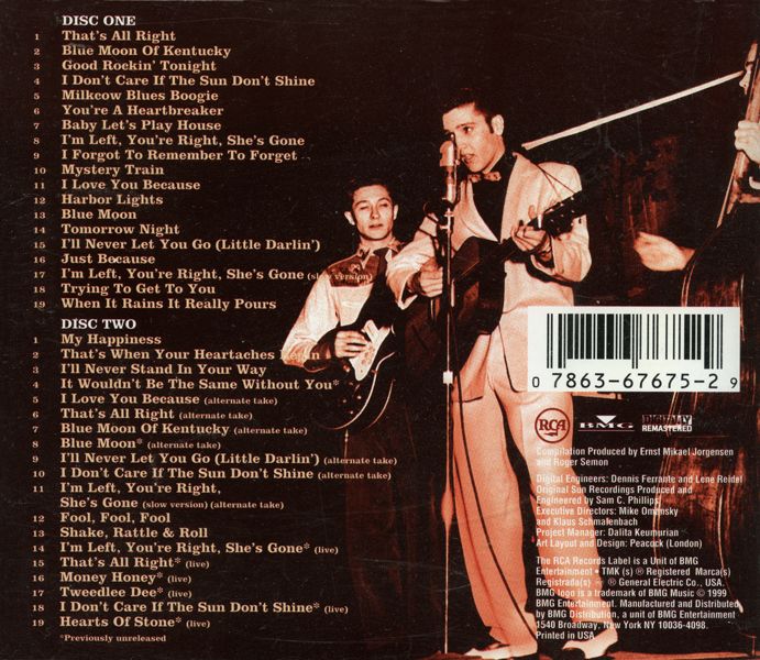 CD  Sunrise Elvis Presley RCA 0786367675-2