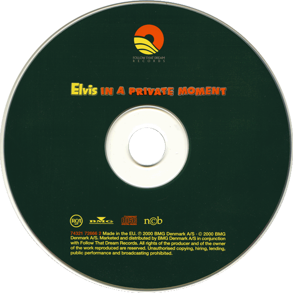 CD  Elvis In A Private Moment - FTD 74321 72666-2
