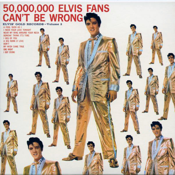 CD Mini LP 50,000,000, Elvis Fans Can't Be Wrong Elvis Gold Records Vol 2  BVCM-37087 