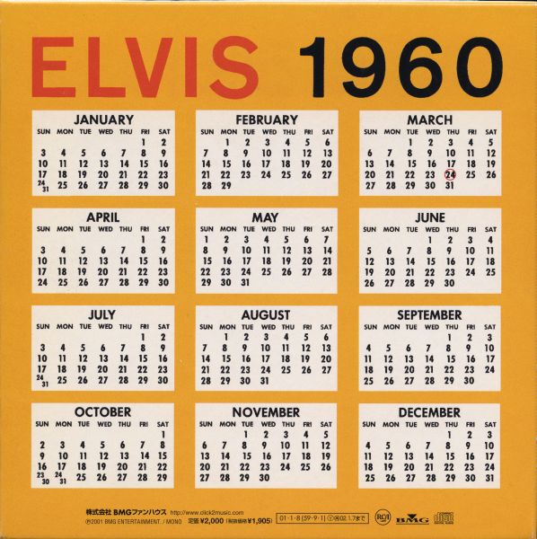 CD Mini LP RCA BMG Jp BVCM-37189 A Date With Elvis