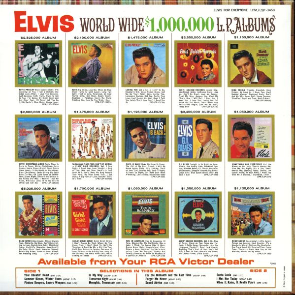 CD Mini LP RCA BMG Jp BVCM-35498 Elvis For Everyone