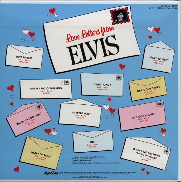 CD Mini LP RCA BMG Jp BVCM-35499 Love Letters From Elvis