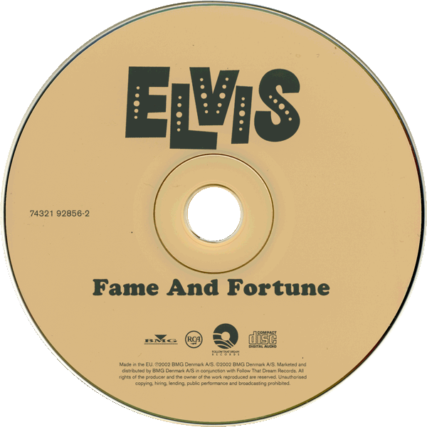 CD  Fame And Fortune FTD 74321 92856-2