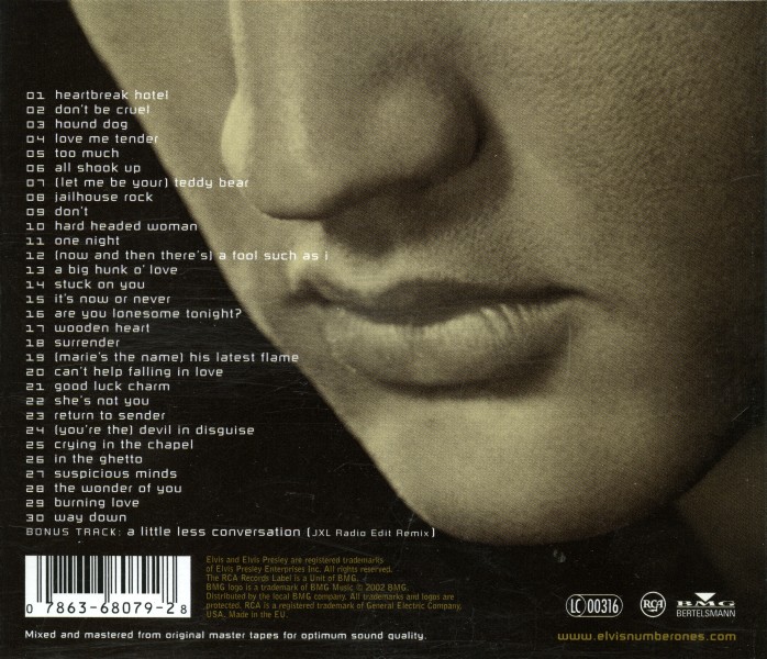 CD RCA BMG 07863 68079-2 Elvis 30 Nr 1 Hits