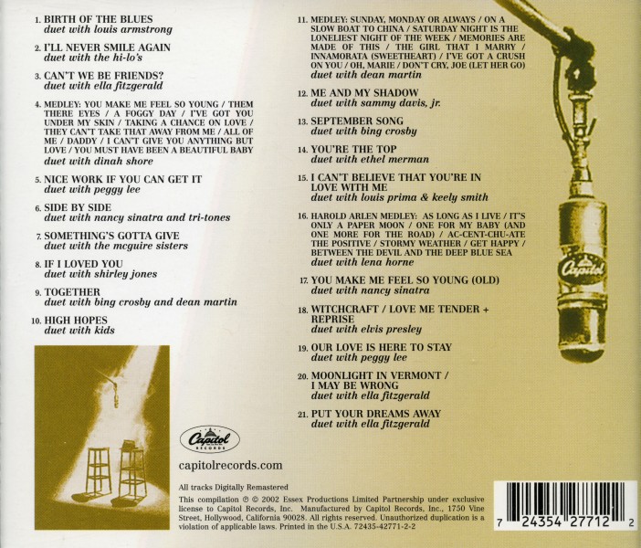 CD  Sinatra - Classic Duets Capitol 72435-42771-2-2