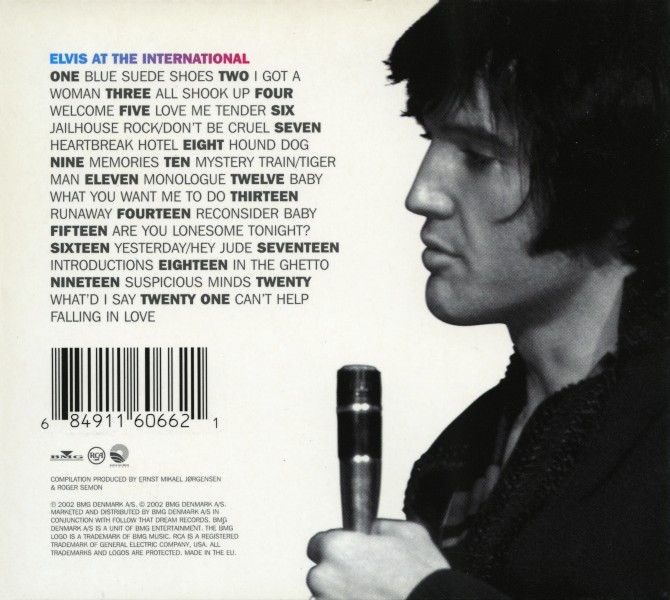 CD Elvis At The International FTD 74321 97712-2