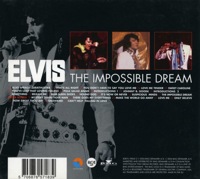CD The Impossible Dream FTD 82876 59845-2