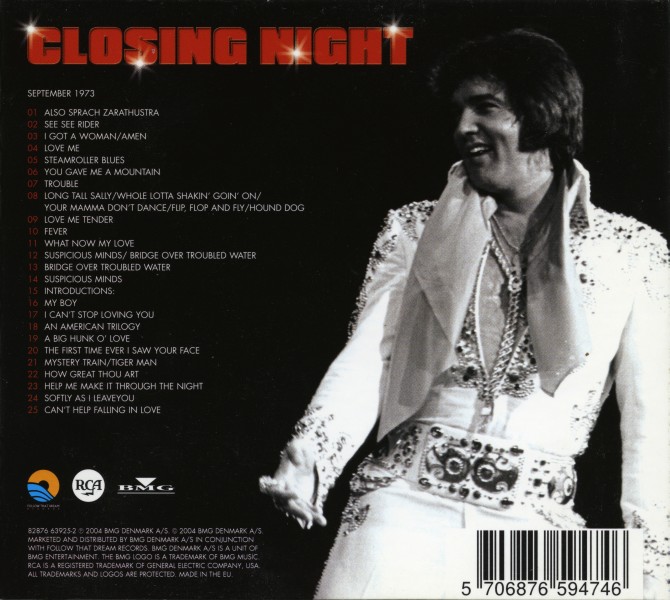 CD Closing Night FTD 82876 63925-2