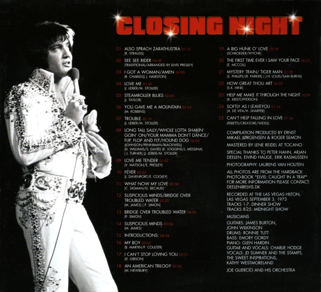CD Closing Night FTD 82876 63925-2
