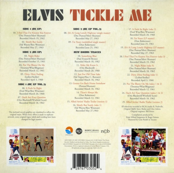 CD Tickle Me FTD 82876-70305-2