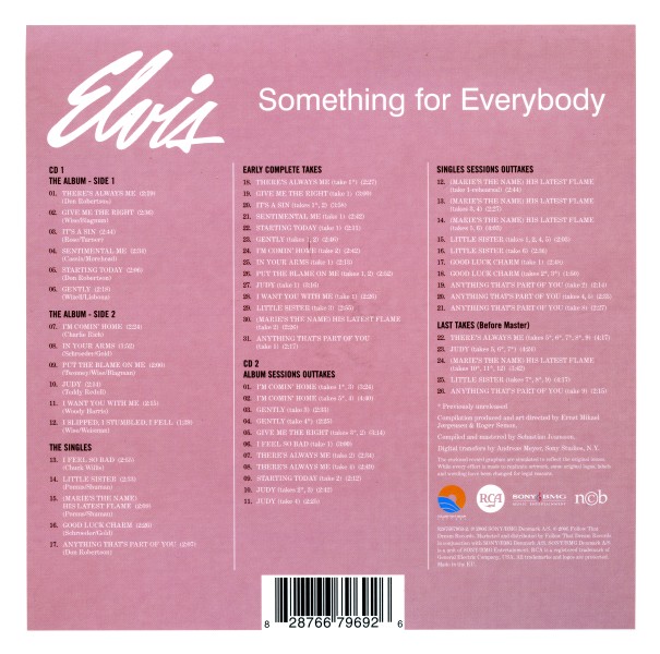CD Something For Everybody FTD 82876 67969-2
