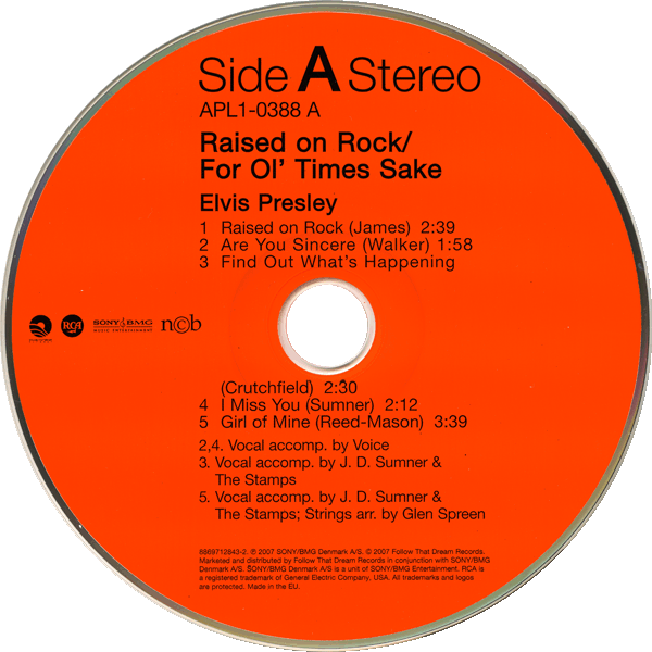 CD Raised On Rock FTD 88697 12843-2