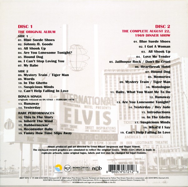 CD Elvis In Person FTD 88697 40721 2