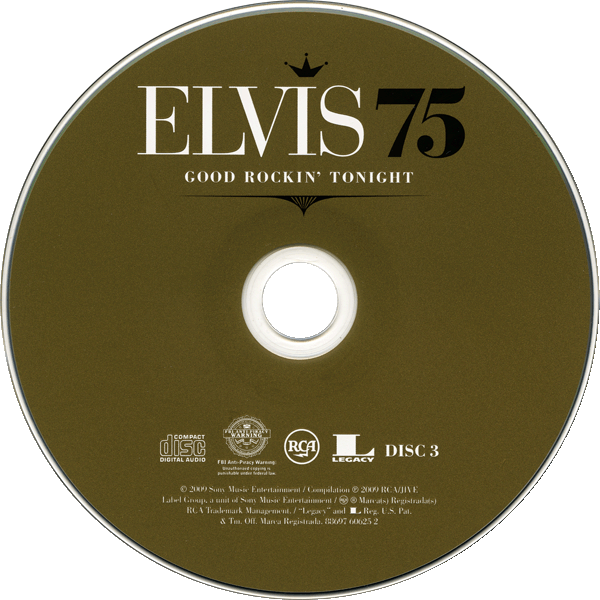 2009-12-09 CD  Elvis 75 Good Rockin' Tonight RCA Legacy 88697 60625 2
