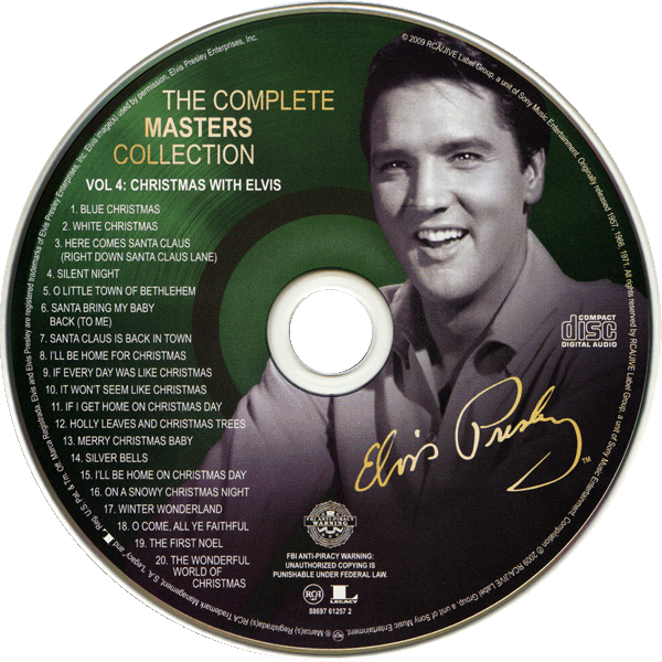 CD The Complete Masters Collection Vol 4: Christmas With Elvis FM RCA Legacy 88697 61257 2