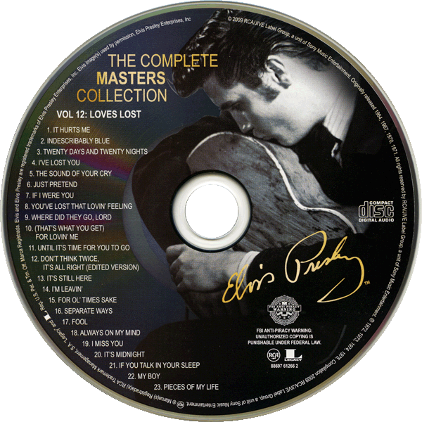 CD The Complete Masters Collection Vol 12: Loves Lost FM RCA Legacy 88697 61266 2