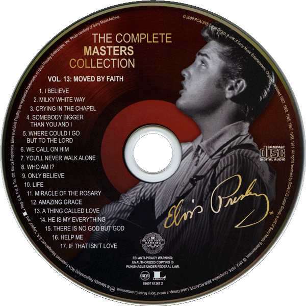 CD The Complete Masters Collection Vol 13: Moved By Faith FM RCA Legacy 88697 61267 2