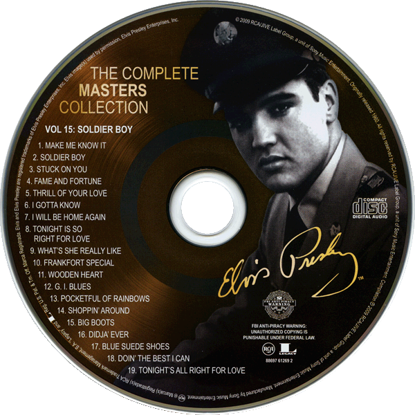CD The Complete Masters Collection Vol 15: Soldier Boy FM RCA Legacy 88697 61269 2