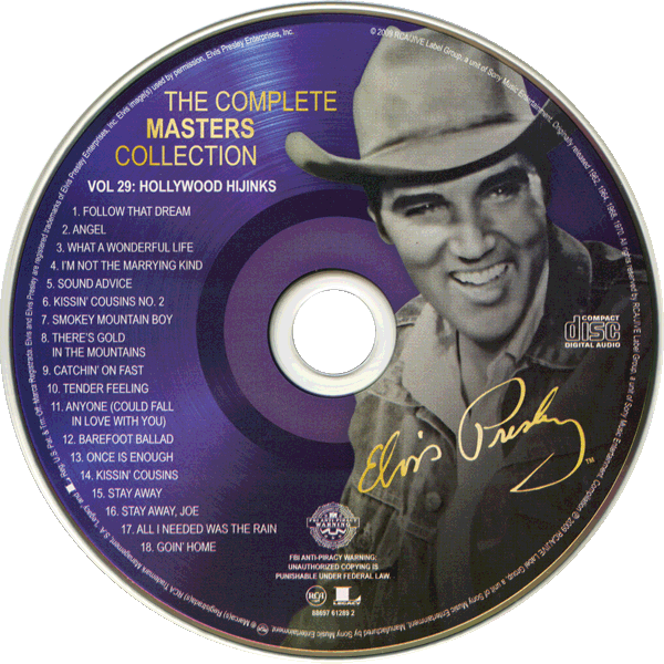 CD The Complete Masters Collection Vol 29: Hollywood Hijinks FM RCA Legacy 88697 61289 2