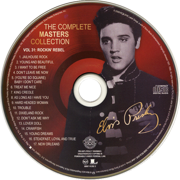 CD The Complete Masters Collection Vol 31: Rockin' Rebel FM RCA Legacy 88697 61292 2