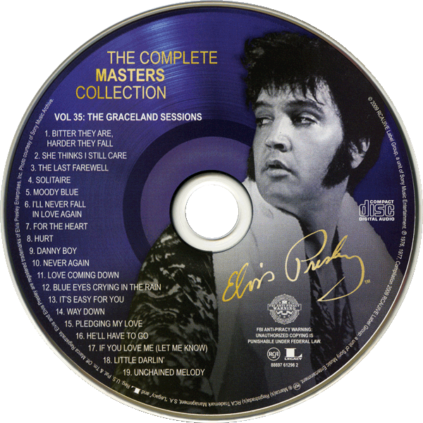 CD The Complete Masters Collection Vol 35: The Graceland Sessions FM RCA Legacy 88697 61298 2