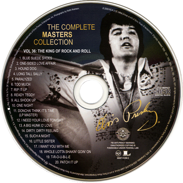 CD The Complete Masters Collection Vol 36: The King Of Rock And Roll FM RCA Legacy 88697 61299 2