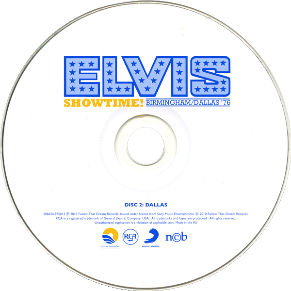 CD Elvis Show Time Birmingham-Dallas 76  FTD 506020-975013
