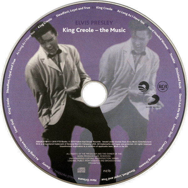 CD King Creole - The Music FTD Books 506020-975015
