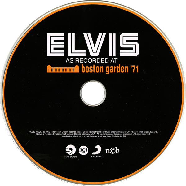 CD Elvis As Recorded At Boston Garden '71  FTD 506020-975017