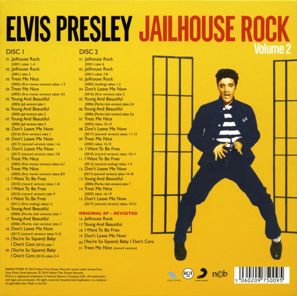 CD Jailhouse Rock Volume 2 FTD 506020-975009