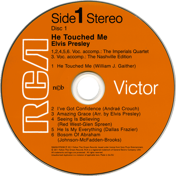 CD FTD He Touched Me 506020-975028