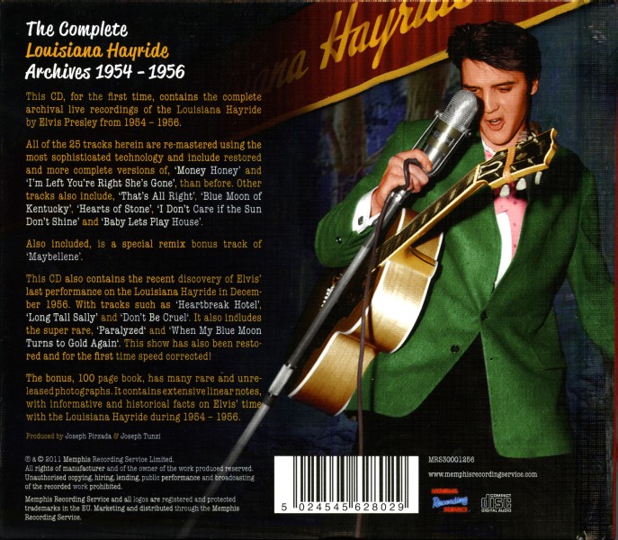 CD Book The Complete Louisiana Hayride Archives 1954-1956 MRS 30001256