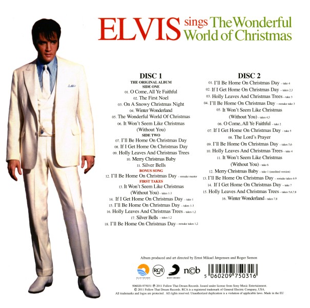 CD Elvis Sings The Wonderful World Of Christmas FTD 506020-975019