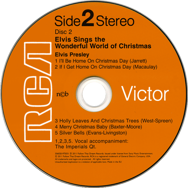 CD Elvis Sings The Wonderful World Of Christmas FTD 506020-975019