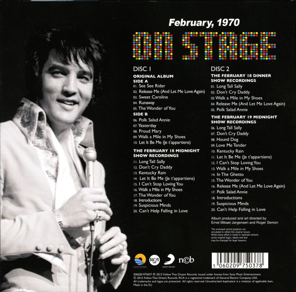 CD February, 1970 On Stage FTD 506020-975037