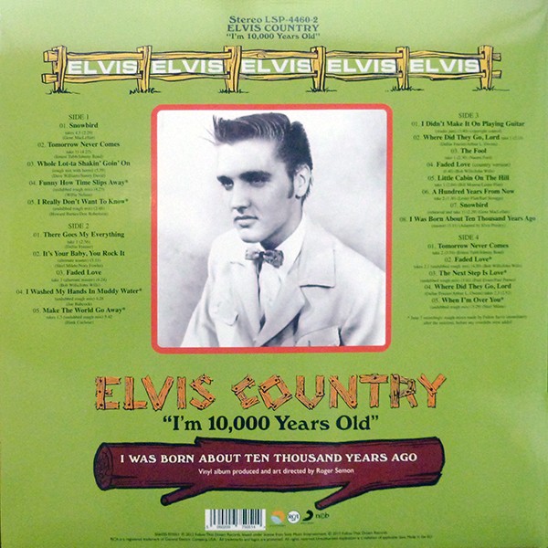 LP Elvis Country I'm 10,000 Years Old Special Edition 506020-975051