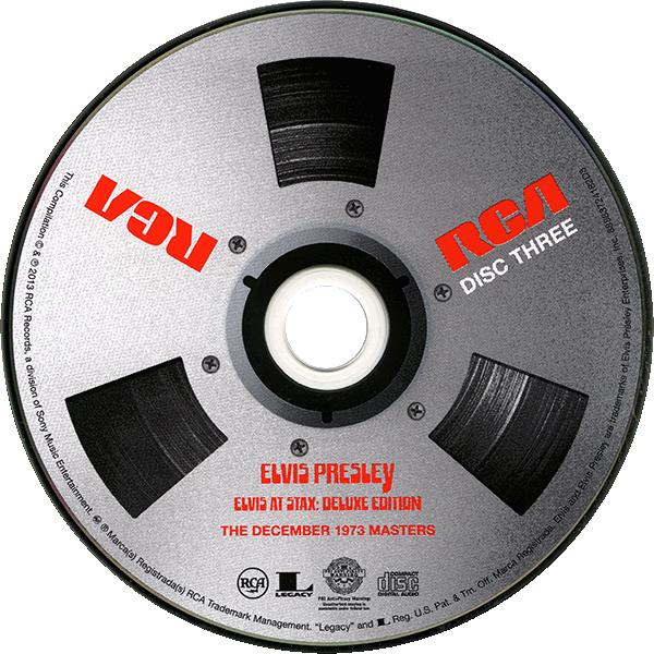 CD Elvis At Stax Sony RCA Legacy 88883724182MC1