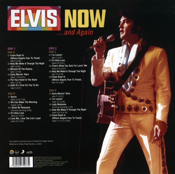LP Elvis Now... And Again FTD 506020-975077 