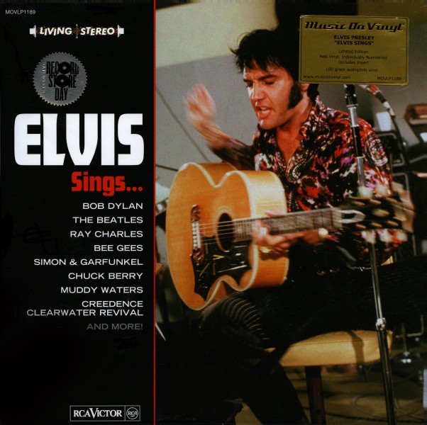 LP Elvis Sings Sony Music MOVLP1189