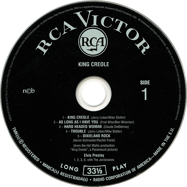 CD King Creole FTD 506020-975086