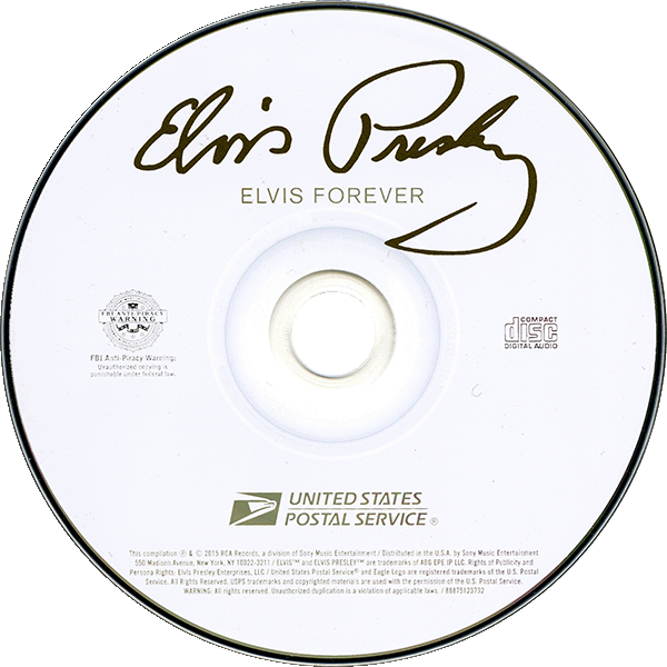 CD Elvis Forever Sony Music USPS 88875123732