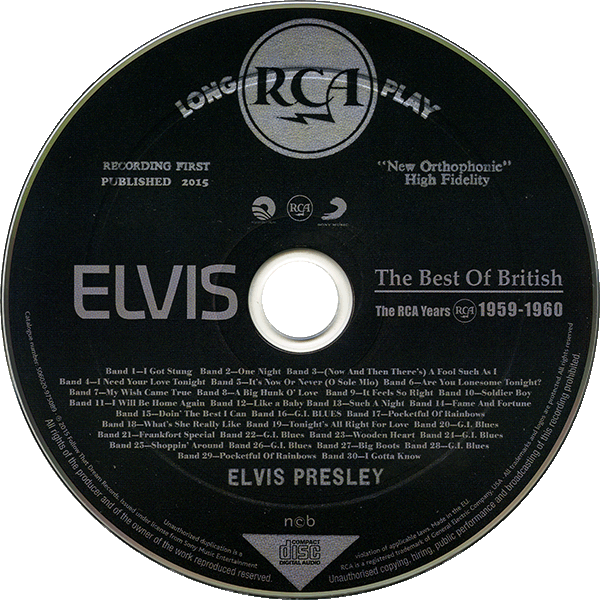 CD Book The Best Of British The RCA Years 1959-1960 FTD 506020-975089